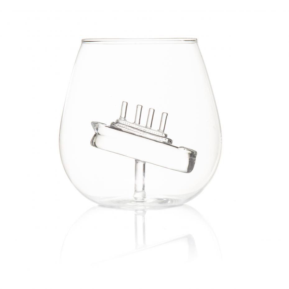 Ship in a Glass- side view